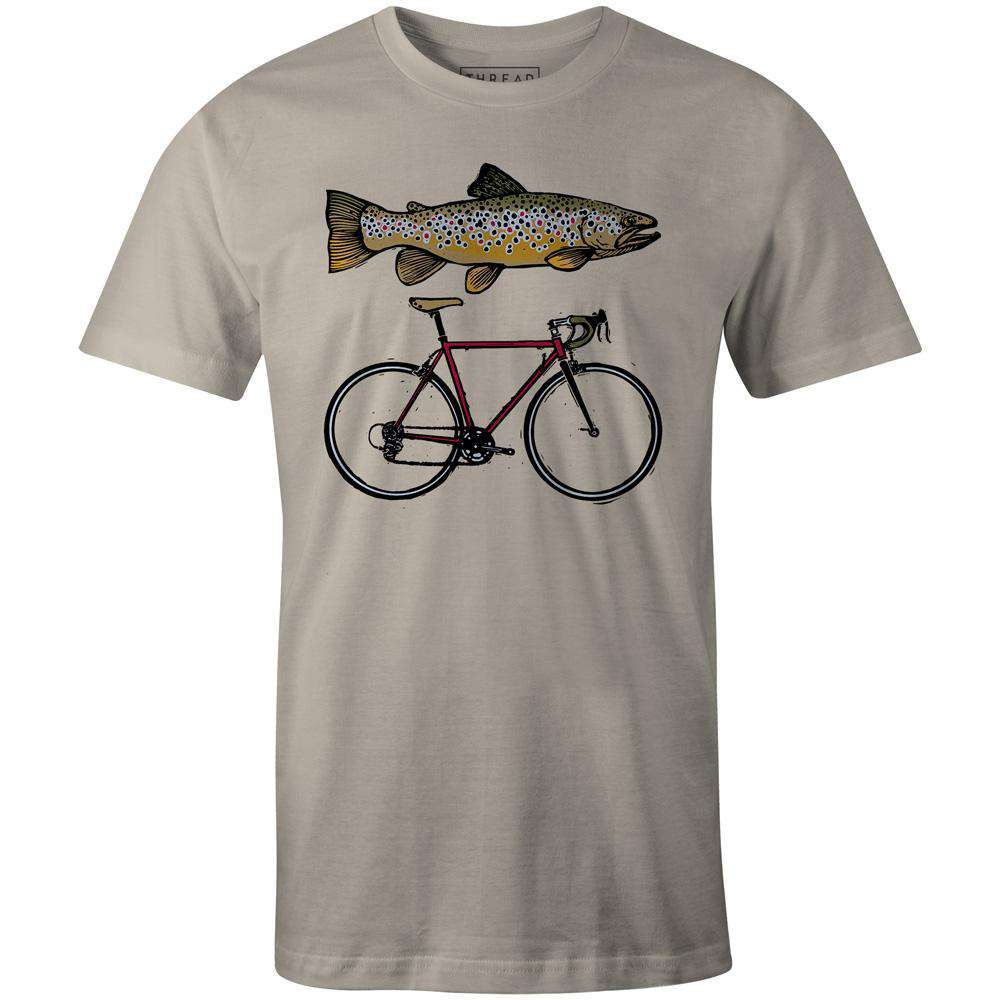 Men's T-shirt - Fish Bike