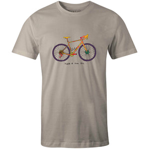 Men's T-shirt - Psychedelic Bike