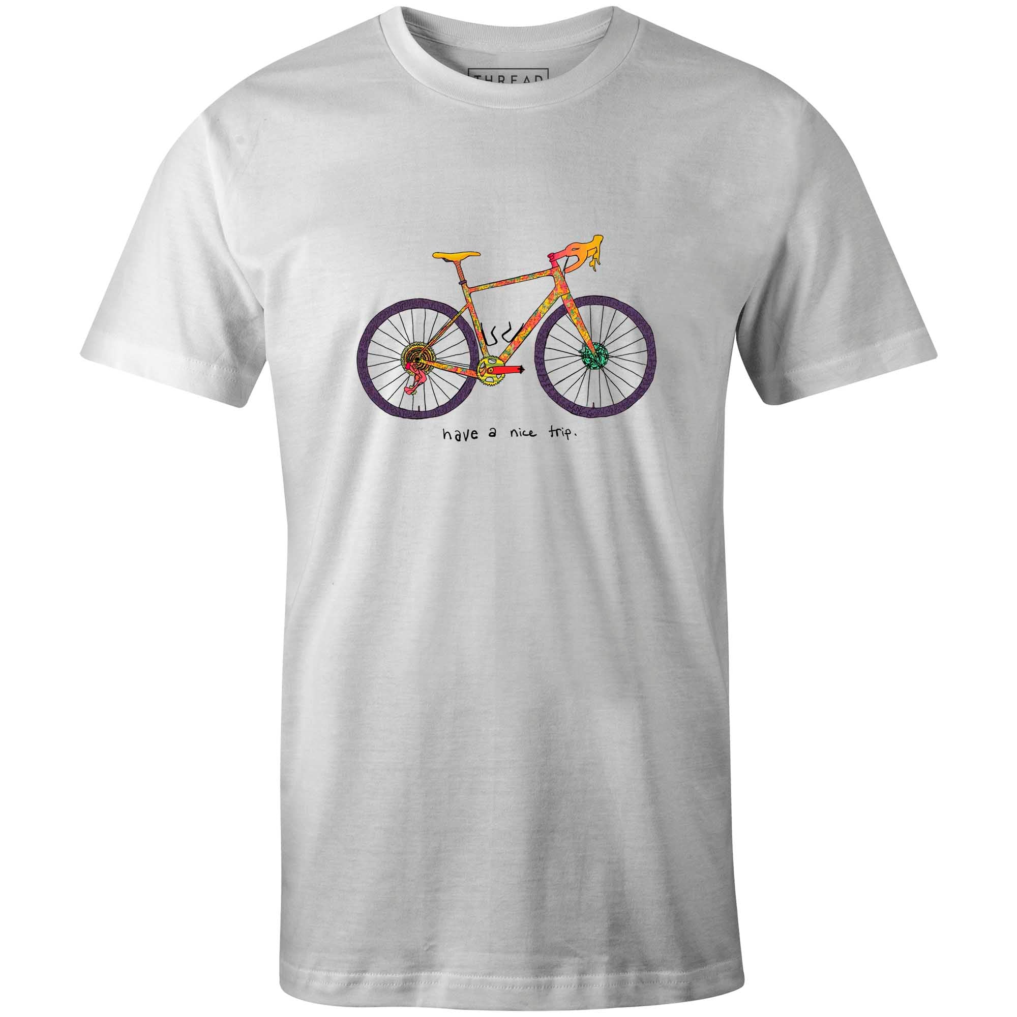 Men's T-shirt - Psychedelic Bike
