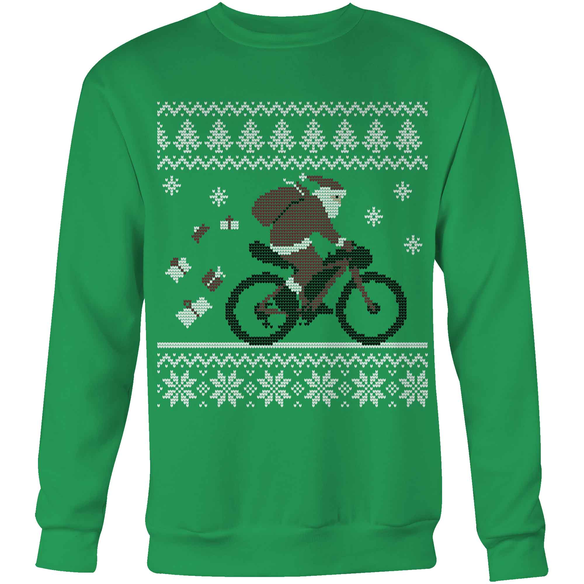 Men's T-shirt - Santa Bikepack Sweater