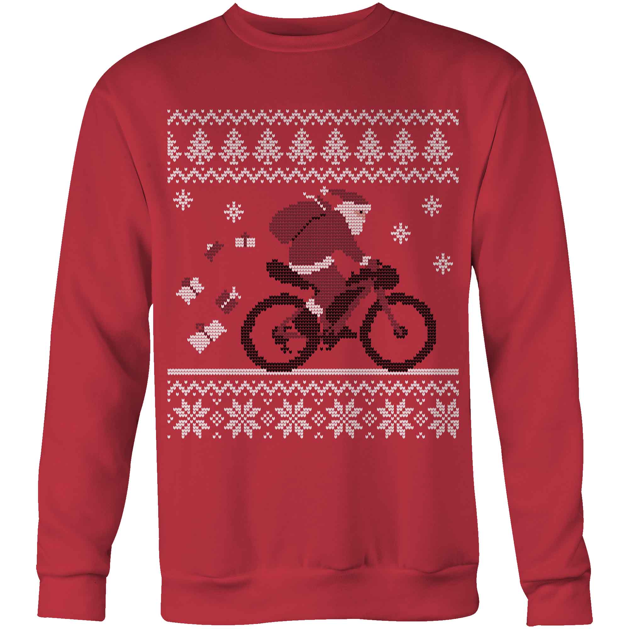 Men's T-shirt - Santa Bikepack Sweater