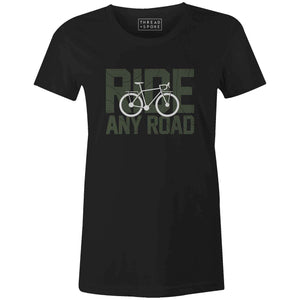 Women's T-shirt - Ride Any Road