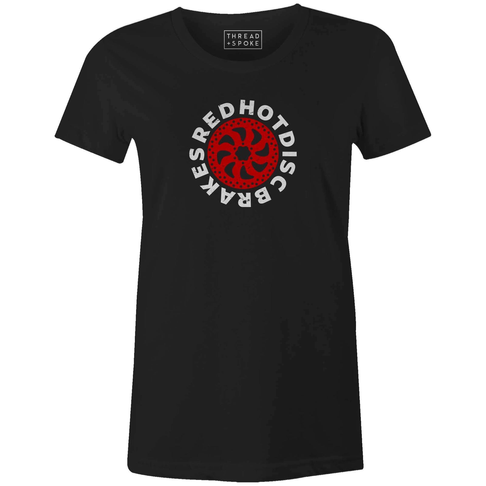 Women's T-shirt - Red Hot Disc Brakes