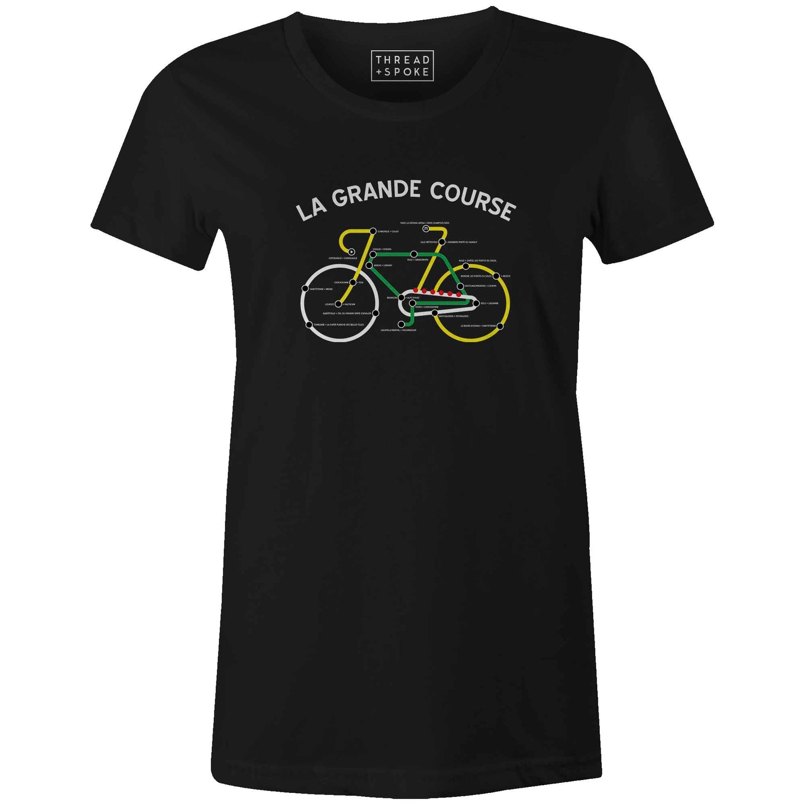Women's T-shirt - La Grande Course Bike