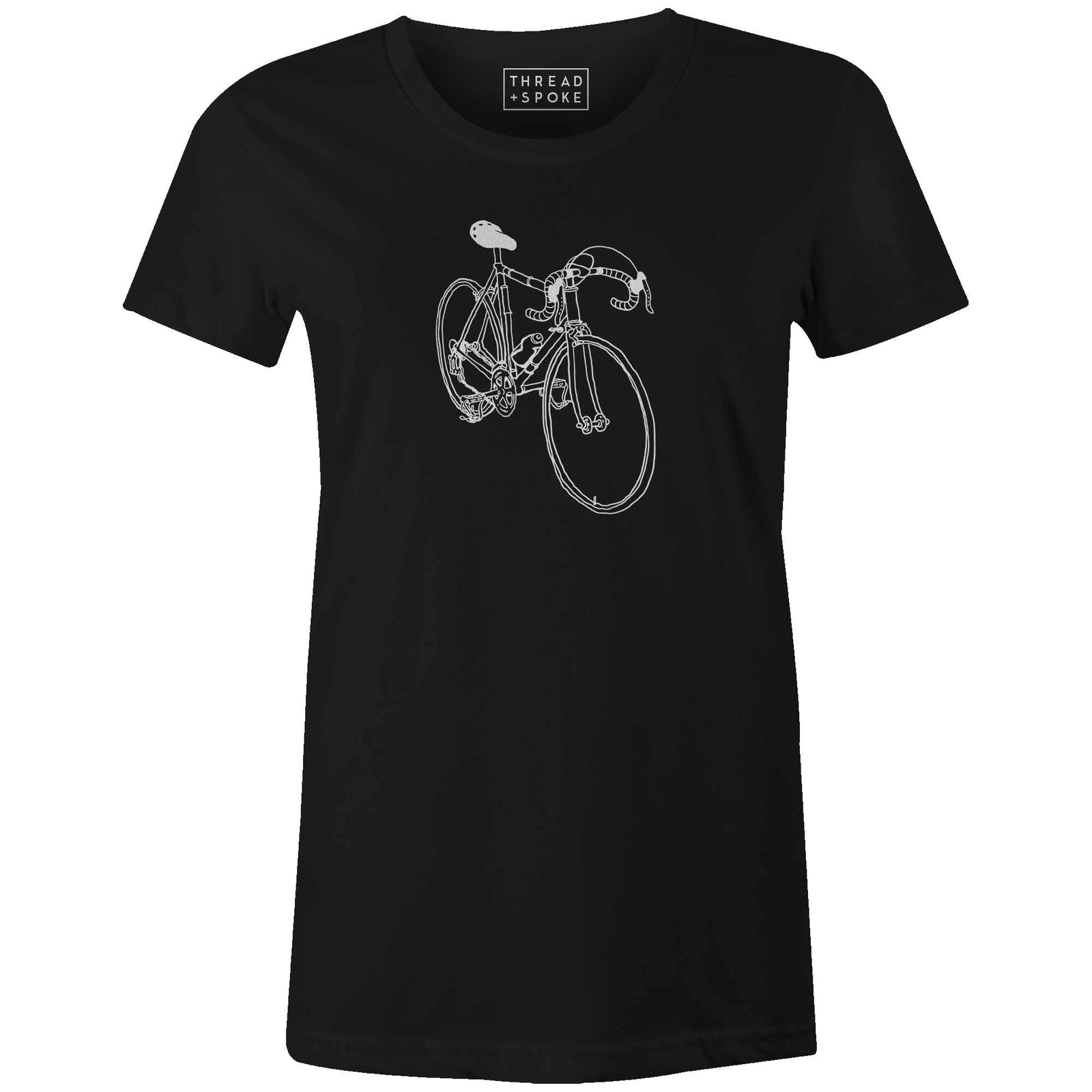 Women's T-shirt - Hand Drawn Bike