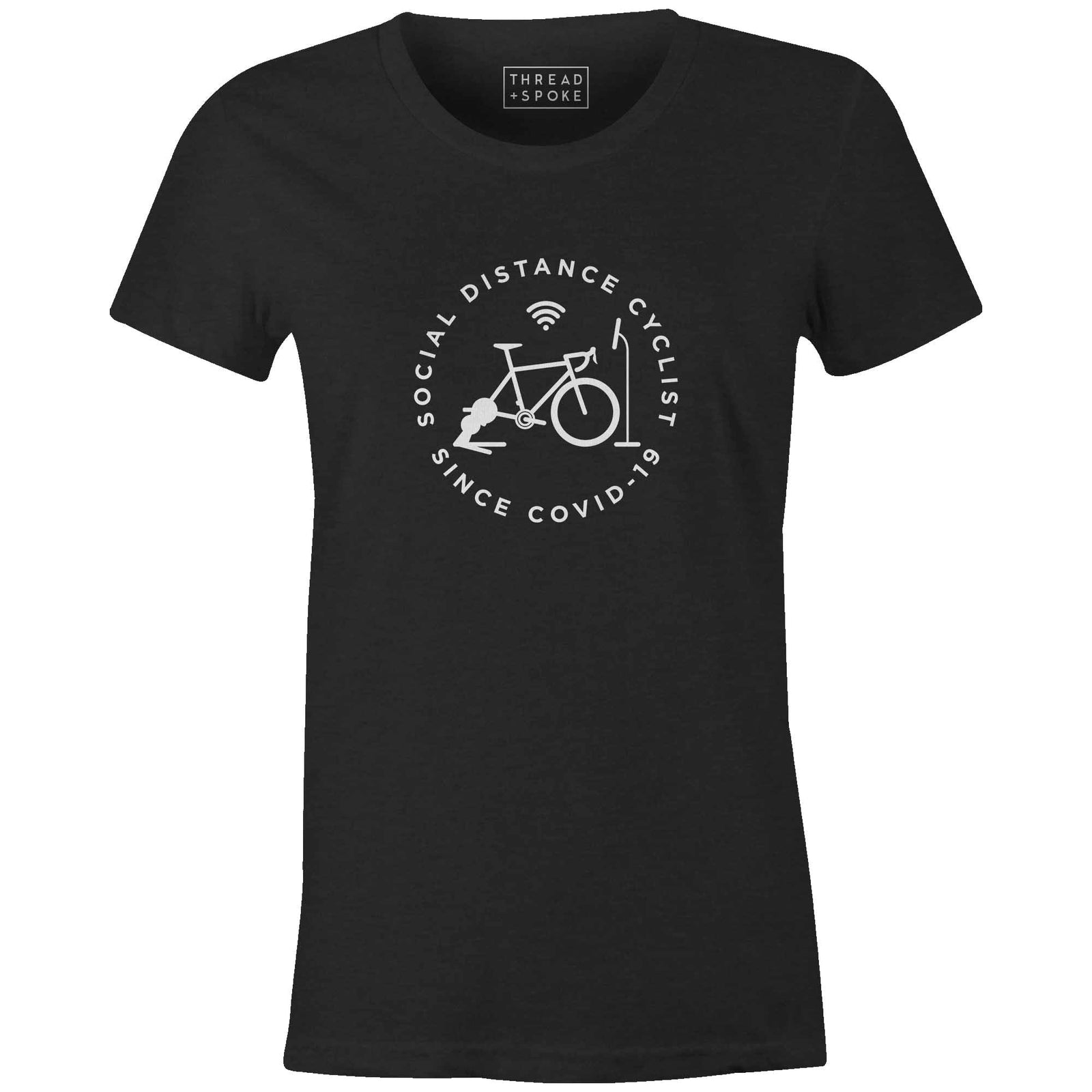 Women's T-shirt - Social Distance Cyclist