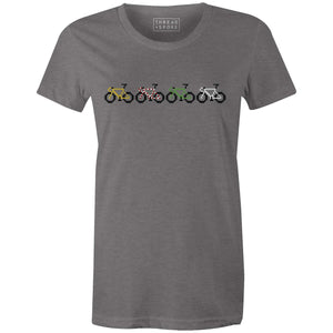 Women's T-shirt - Pixel Bike