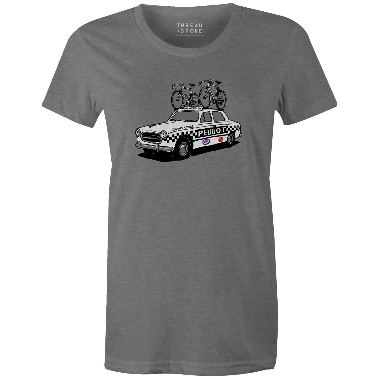 Women's T-shirt - Peugot Team Car