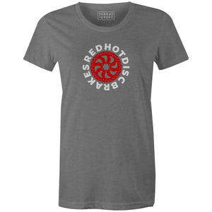 Women's T-shirt - Red Hot Disc Brakes