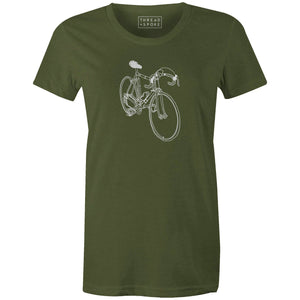 Women's T-shirt - Hand Drawn Bike