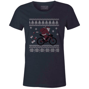 Women's T-shirt - Santa Bikepack