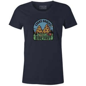 Women's T-shirt - Carry Snacks Ride Fast