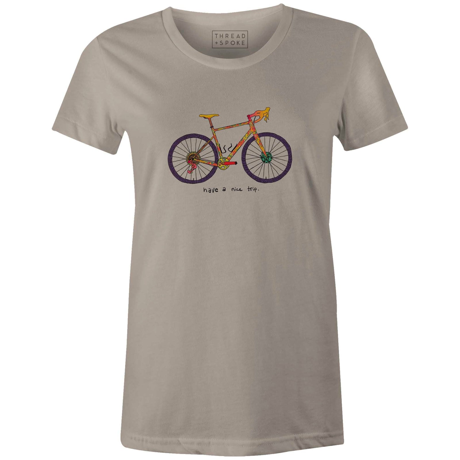 Women's T-shirt - Psychedelic Bike