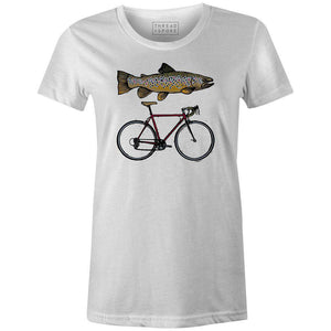 Women's T-shirt - Fish Bike