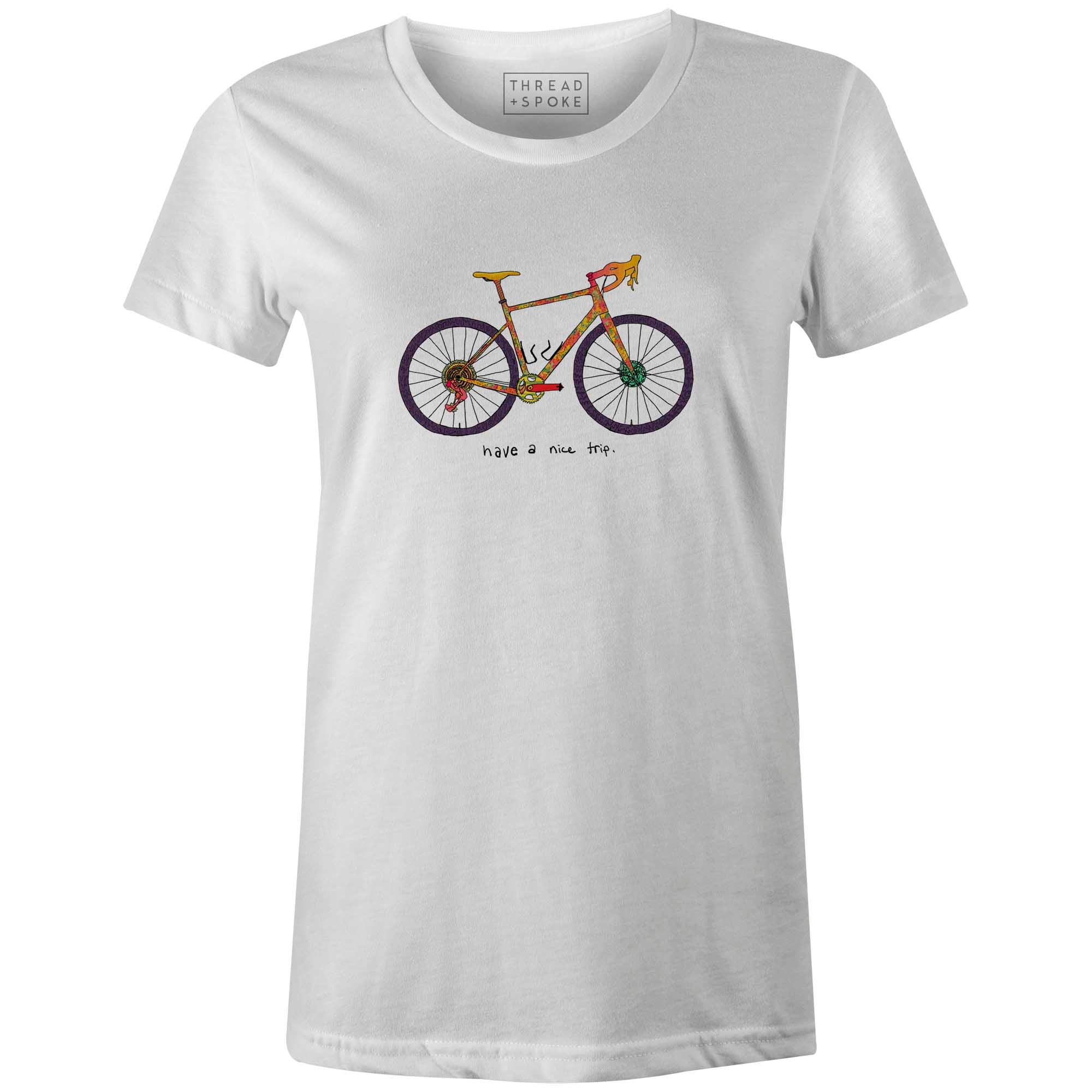 Women's T-shirt - Psychedelic Bike