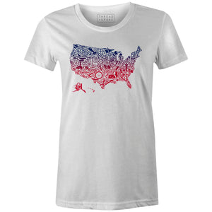 Women's T-shirt - Ride America