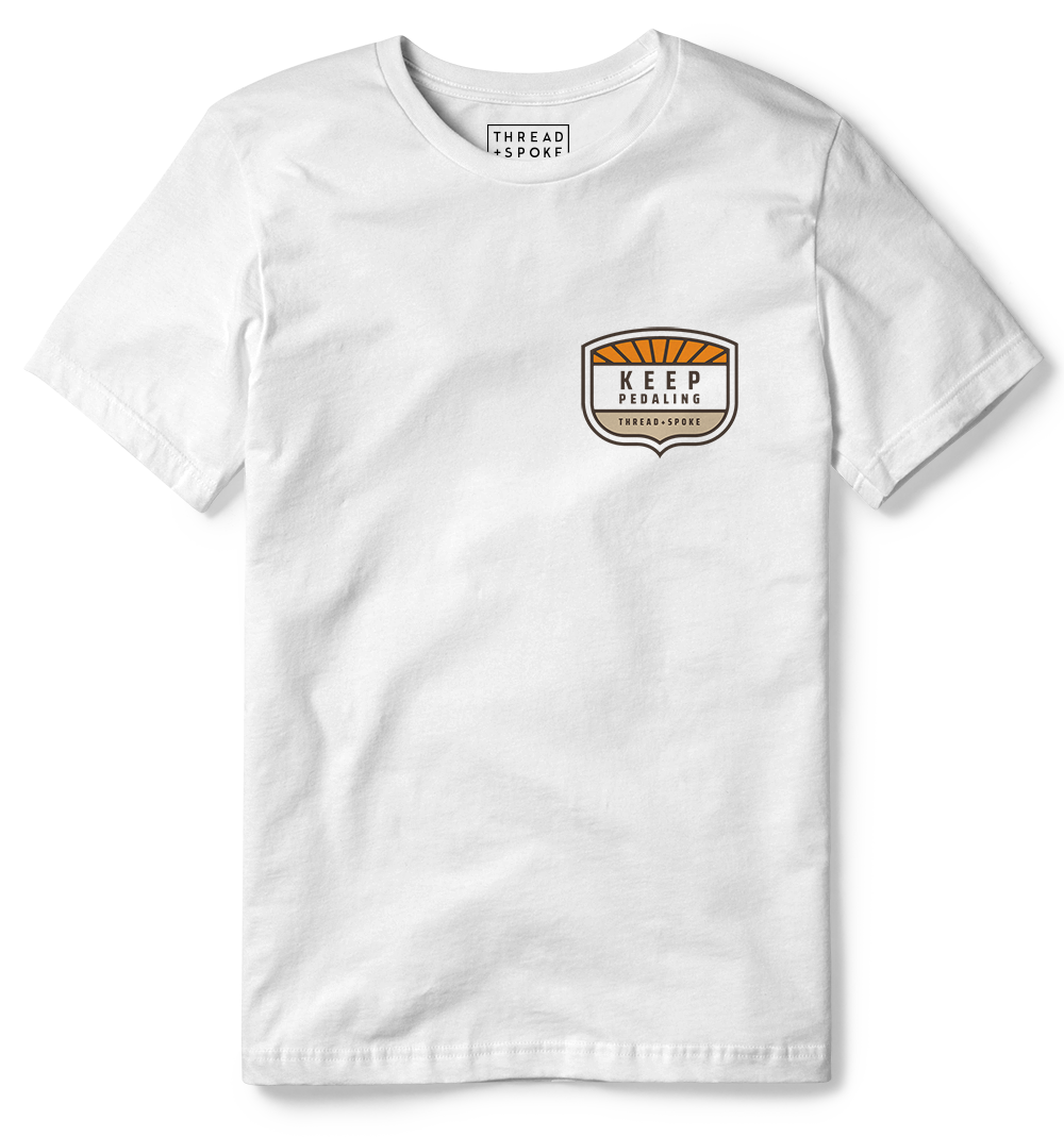 keep pedalling Keep Pedaling Men's/Unisex / White / 3XL