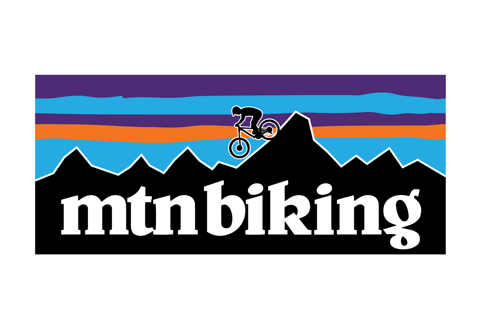 Men's T-shirt - Mtn Biking Patagonia