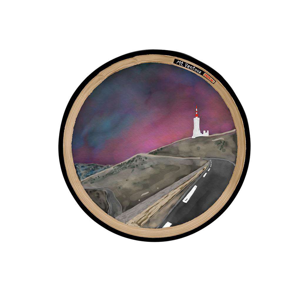 Mont Ventoux PaintingLucas Lajoie - THREAD+SPOKE | MTB APPAREL | ROAD BIKING T-SHIRTS | BICYCLE T SHIRTS |