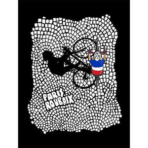Paris-Roubaix Cobbles PosterThread+Spoke - THREAD+SPOKE | MTB APPAREL | ROAD BIKING T-SHIRTS | BICYCLE T SHIRTS |