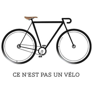 Ce N'est Pas Un VéloMKB - THREAD+SPOKE | MTB APPAREL | ROAD BIKING T-SHIRTS | BICYCLE T SHIRTS |