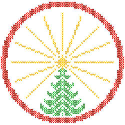 Christmas-a-Tire SweaterReigedesign - THREAD+SPOKE | MTB APPAREL | ROAD BIKING T-SHIRTS | BICYCLE T SHIRTS |