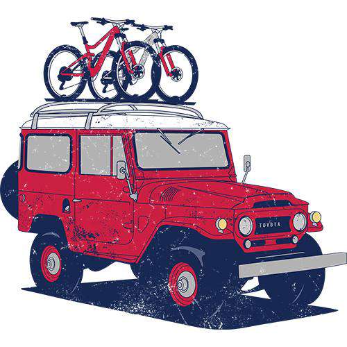 Bike CruiserThread+Spoke - THREAD+SPOKE | MTB APPAREL | ROAD BIKING T-SHIRTS | BICYCLE T SHIRTS |