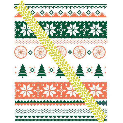 Don't Tread on Christmas SweaterMackenzie McKinney - THREAD+SPOKE | MTB APPAREL | ROAD BIKING T-SHIRTS | BICYCLE T SHIRTS |