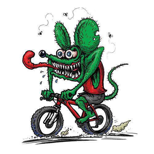 Fat RatThread+Spoke - THREAD+SPOKE | MTB APPAREL | ROAD BIKING T-SHIRTS | BICYCLE T SHIRTS |