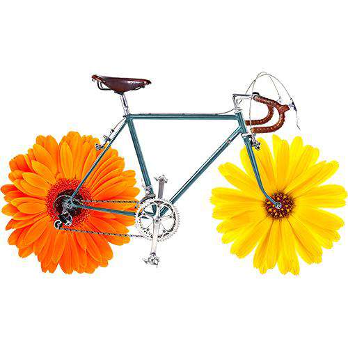 Flower Power Women'sThread+Spoke - THREAD+SPOKE | MTB APPAREL | ROAD BIKING T-SHIRTS | BICYCLE T SHIRTS |