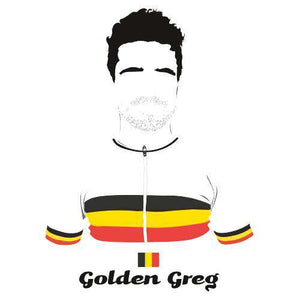 Golden GregBICI - THREAD+SPOKE | MTB APPAREL | ROAD BIKING T-SHIRTS | BICYCLE T SHIRTS |