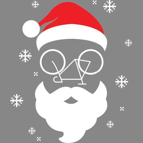 Santa's Glasses SweaterReigedesign - THREAD+SPOKE | MTB APPAREL | ROAD BIKING T-SHIRTS | BICYCLE T SHIRTS |