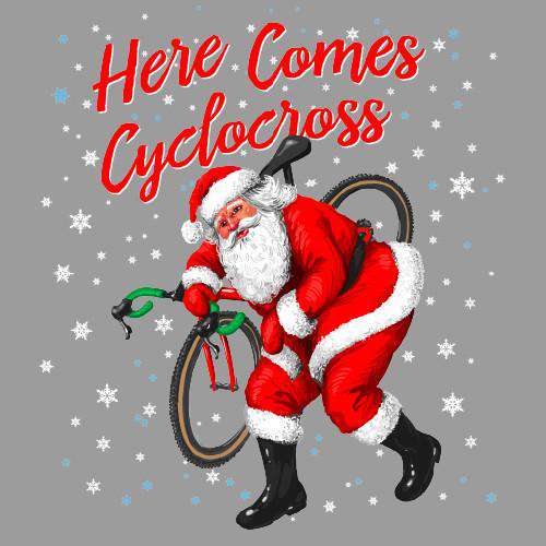 Here Comes CyclocrossThread+Spoke - THREAD+SPOKE | MTB APPAREL | ROAD BIKING T-SHIRTS | BICYCLE T SHIRTS |