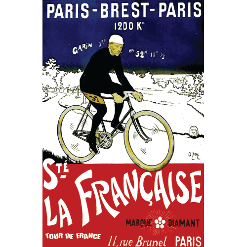 La FrançaisePoster Bob - THREAD+SPOKE | MTB APPAREL | ROAD BIKING T-SHIRTS | BICYCLE T SHIRTS |
