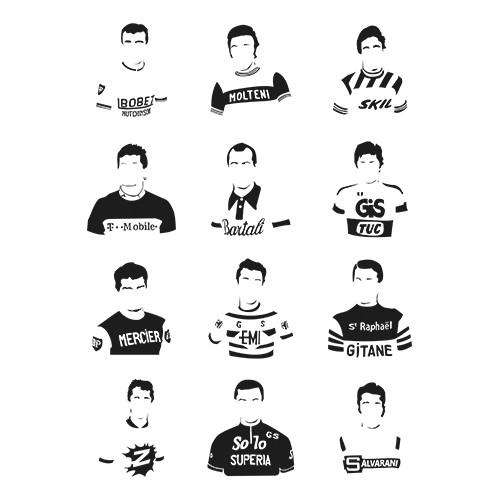 Legends CollectionBICI - THREAD+SPOKE | MTB APPAREL | ROAD BIKING T-SHIRTS | BICYCLE T SHIRTS |