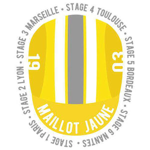 Maillot Jaune CapThread+Spoke - THREAD+SPOKE | MTB APPAREL | ROAD BIKING T-SHIRTS | BICYCLE T SHIRTS |