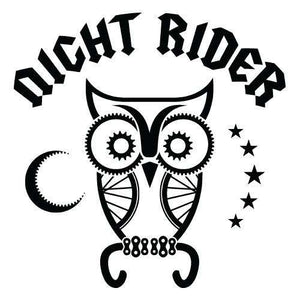 Night RiderReigedesign - THREAD+SPOKE | MTB APPAREL | ROAD BIKING T-SHIRTS | BICYCLE T SHIRTS |