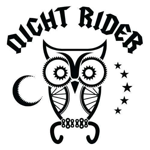 Night Rider Women'sReigedesign - THREAD+SPOKE | MTB APPAREL | ROAD BIKING T-SHIRTS | BICYCLE T SHIRTS |
