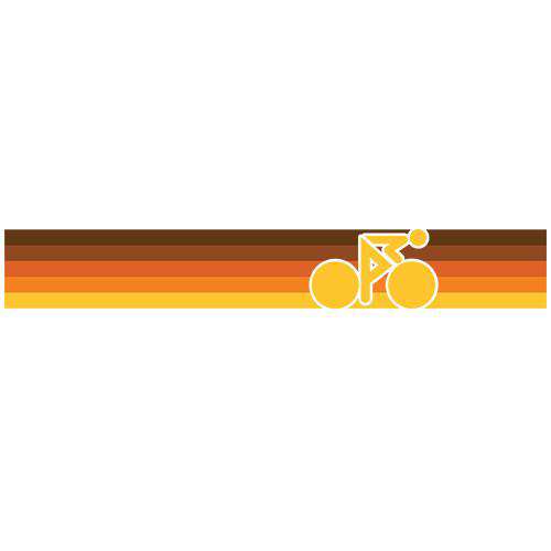 Rainbow Biker Vintage BrownThread+Spoke - THREAD+SPOKE | MTB APPAREL | ROAD BIKING T-SHIRTS | BICYCLE T SHIRTS |