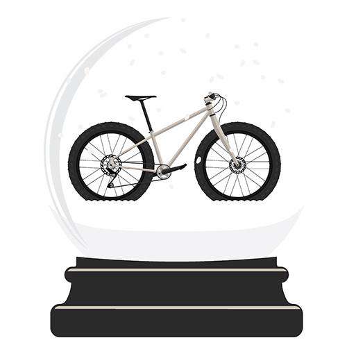 Snow Globe TeeThread+Spoke - THREAD+SPOKE | MTB APPAREL | ROAD BIKING T-SHIRTS | BICYCLE T SHIRTS |