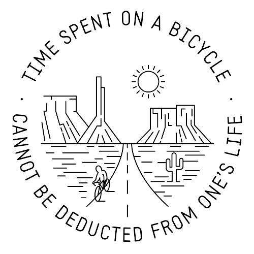 Time Spent On a BikeThread+Spoke - THREAD+SPOKE | MTB APPAREL | ROAD BIKING T-SHIRTS | BICYCLE T SHIRTS |