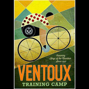 Ventoux Training CampPoster Bob - THREAD+SPOKE | MTB APPAREL | ROAD BIKING T-SHIRTS | BICYCLE T SHIRTS |