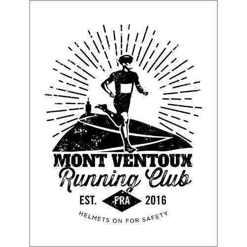 Mont Ventoux Running Club PosterThread+Spoke - THREAD+SPOKE | MTB APPAREL | ROAD BIKING T-SHIRTS | BICYCLE T SHIRTS |