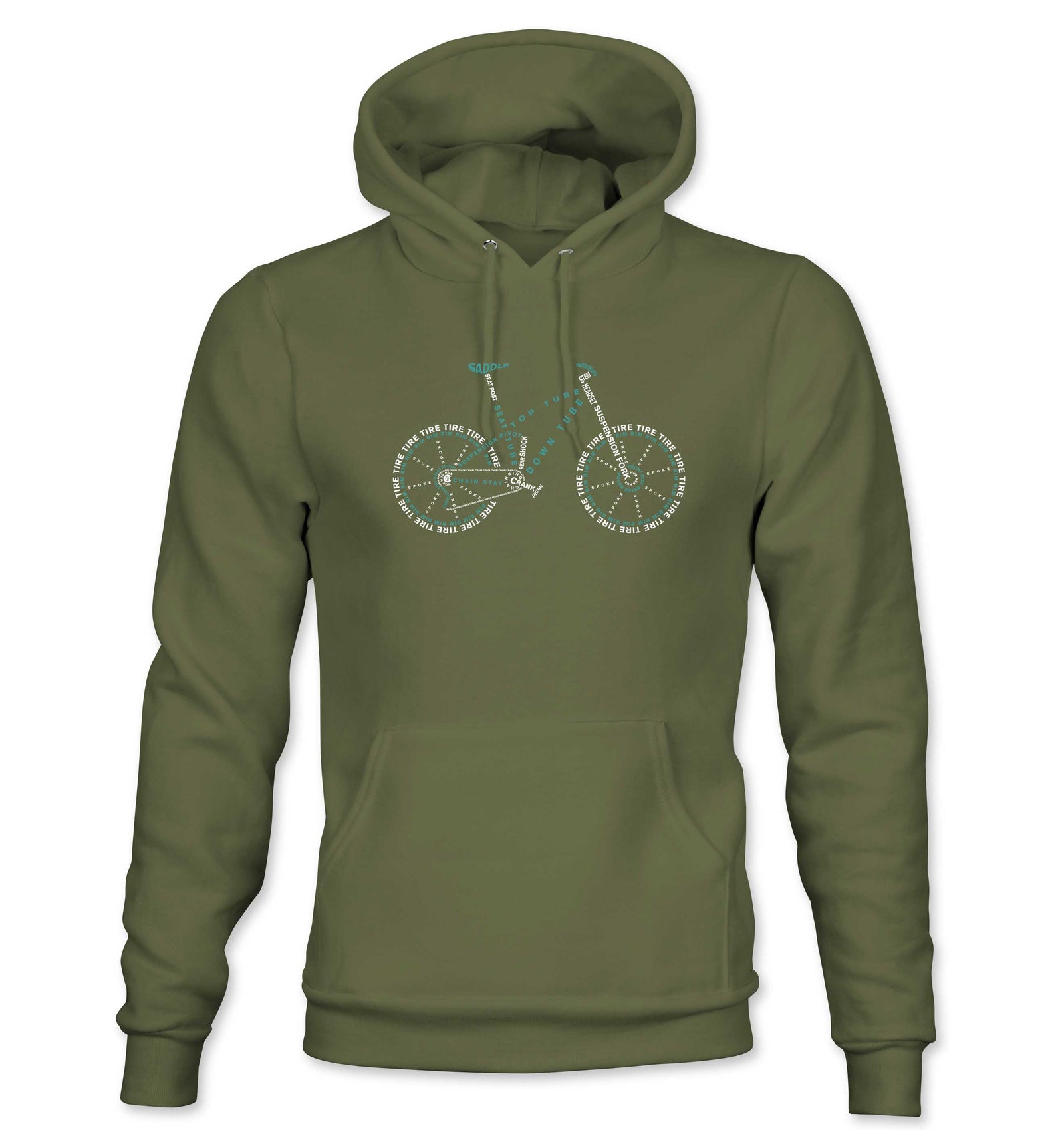 Hoodie - Mountain Bike Anatomy
