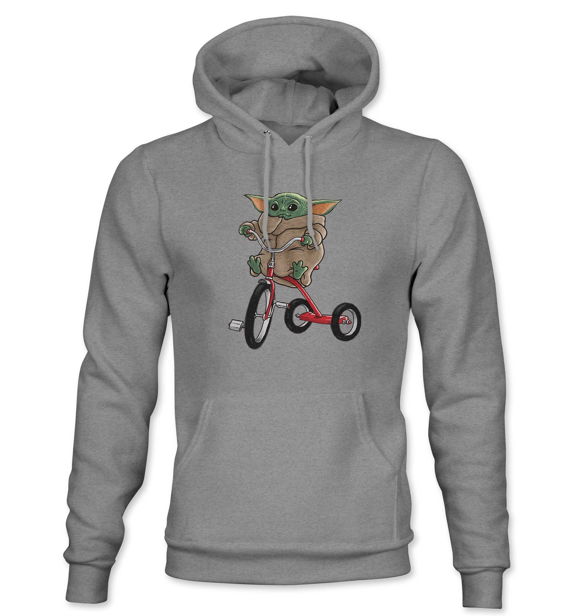 Hoodie - Baby Yoda's Tricycle