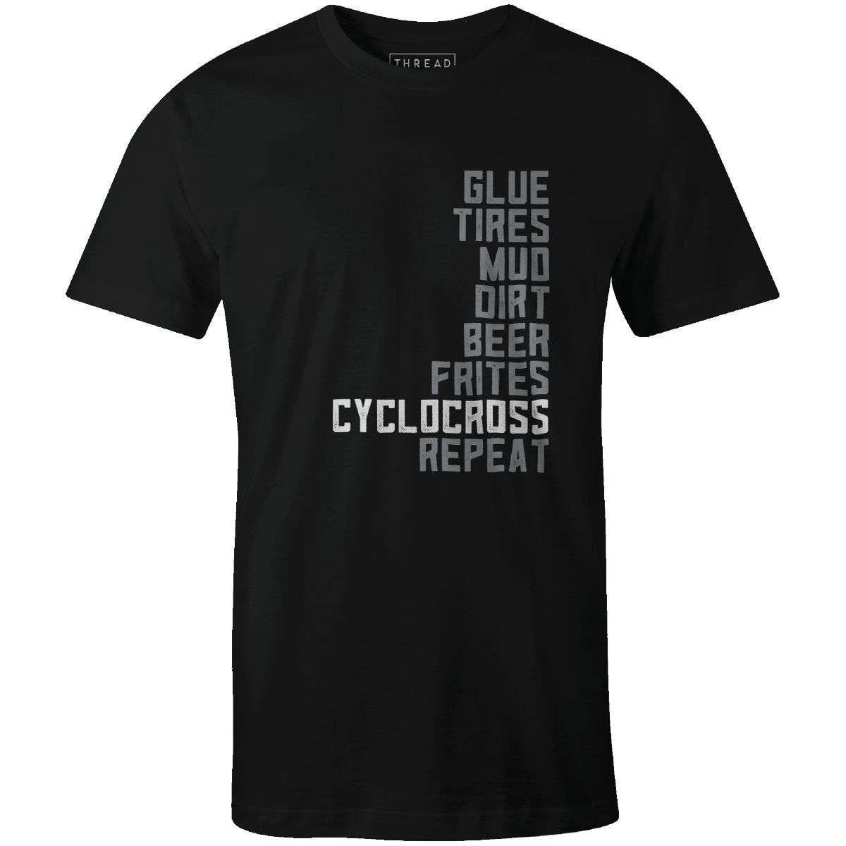 Cyclocross ListThread+Spoke - THREAD+SPOKE | MTB APPAREL | ROAD BIKING T-SHIRTS | BICYCLE T SHIRTS |