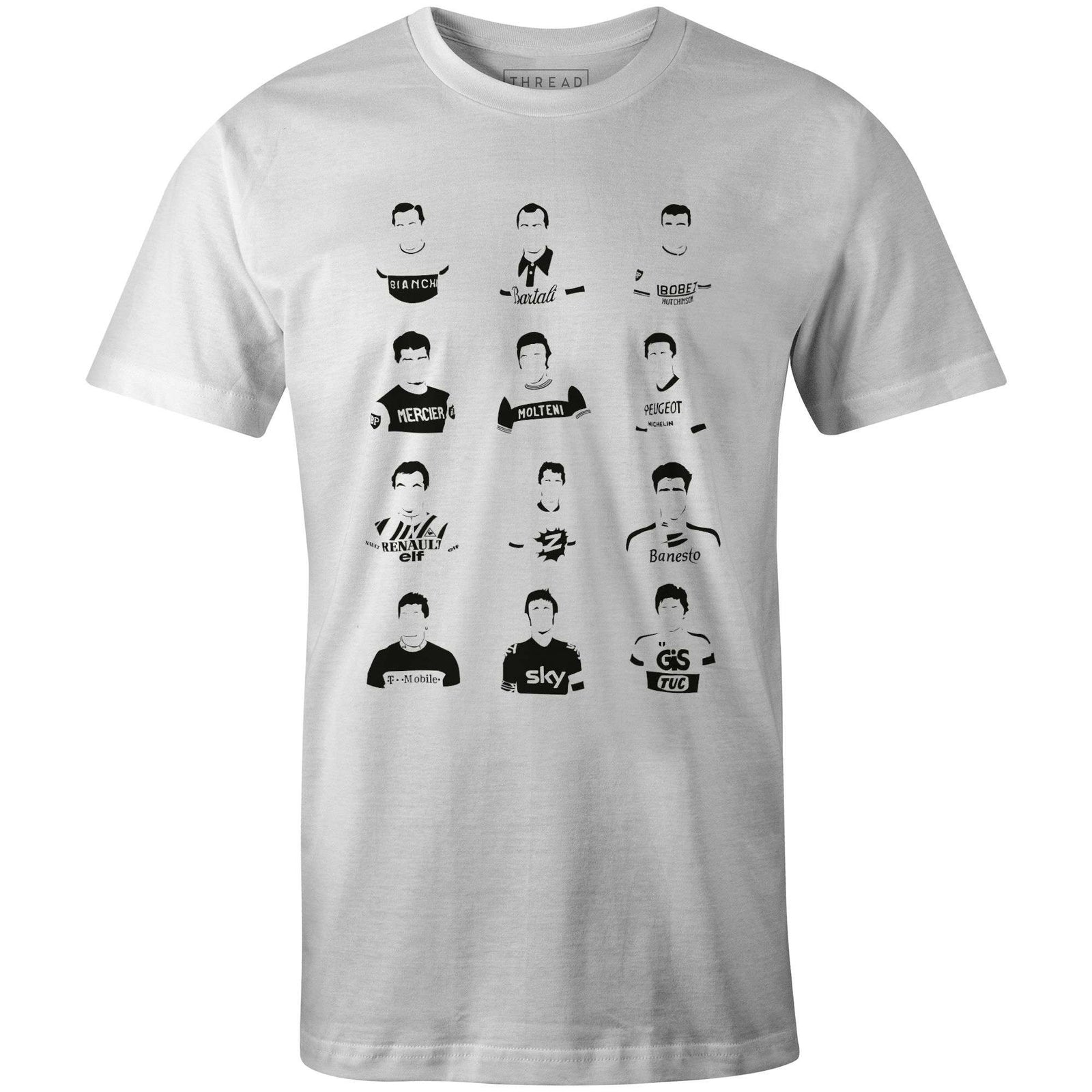 Legends Collection 2BICI - THREAD+SPOKE | MTB APPAREL | ROAD BIKING T-SHIRTS | BICYCLE T SHIRTS |