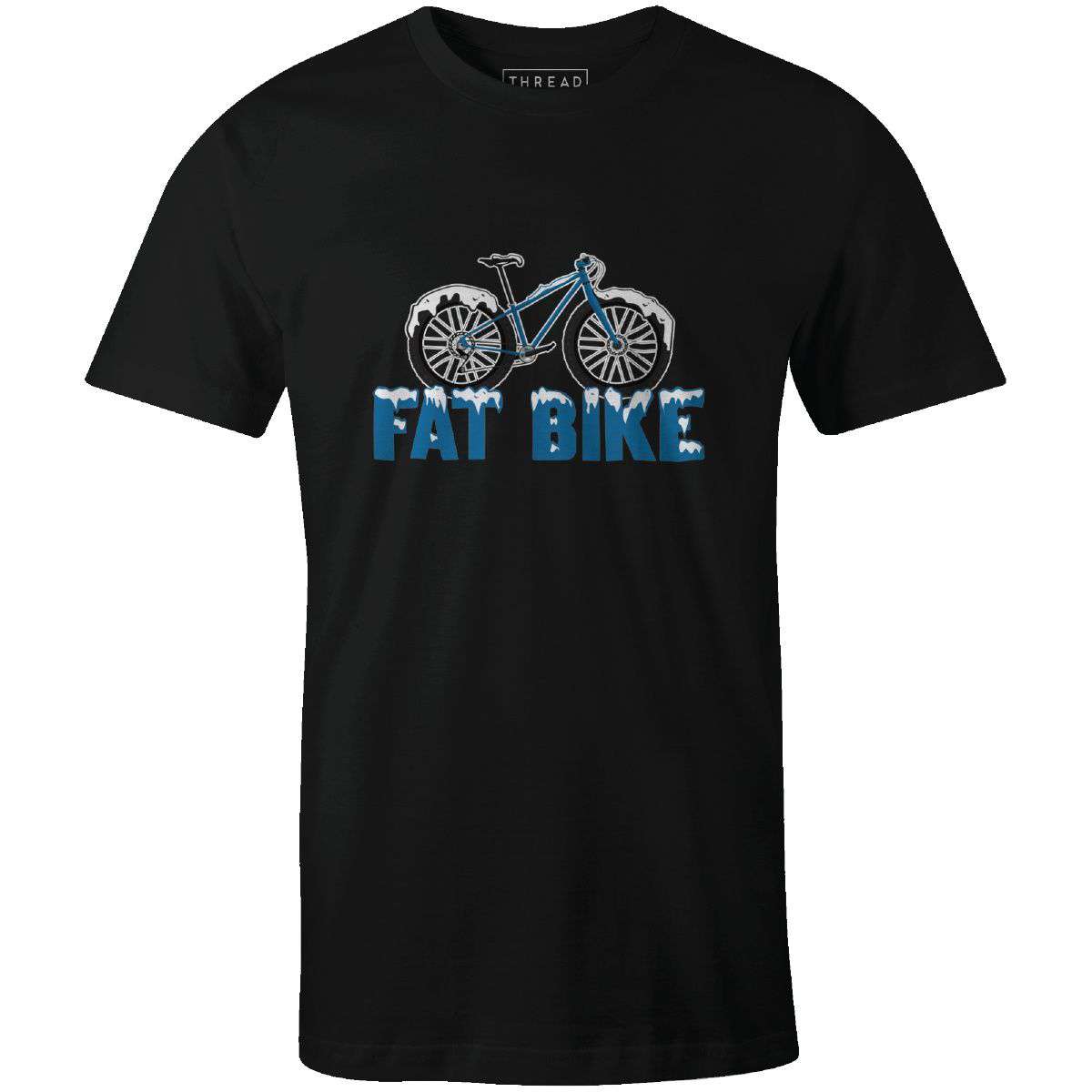 Snow Caps TeeThread+Spoke - THREAD+SPOKE | MTB APPAREL | ROAD BIKING T-SHIRTS | BICYCLE T SHIRTS |