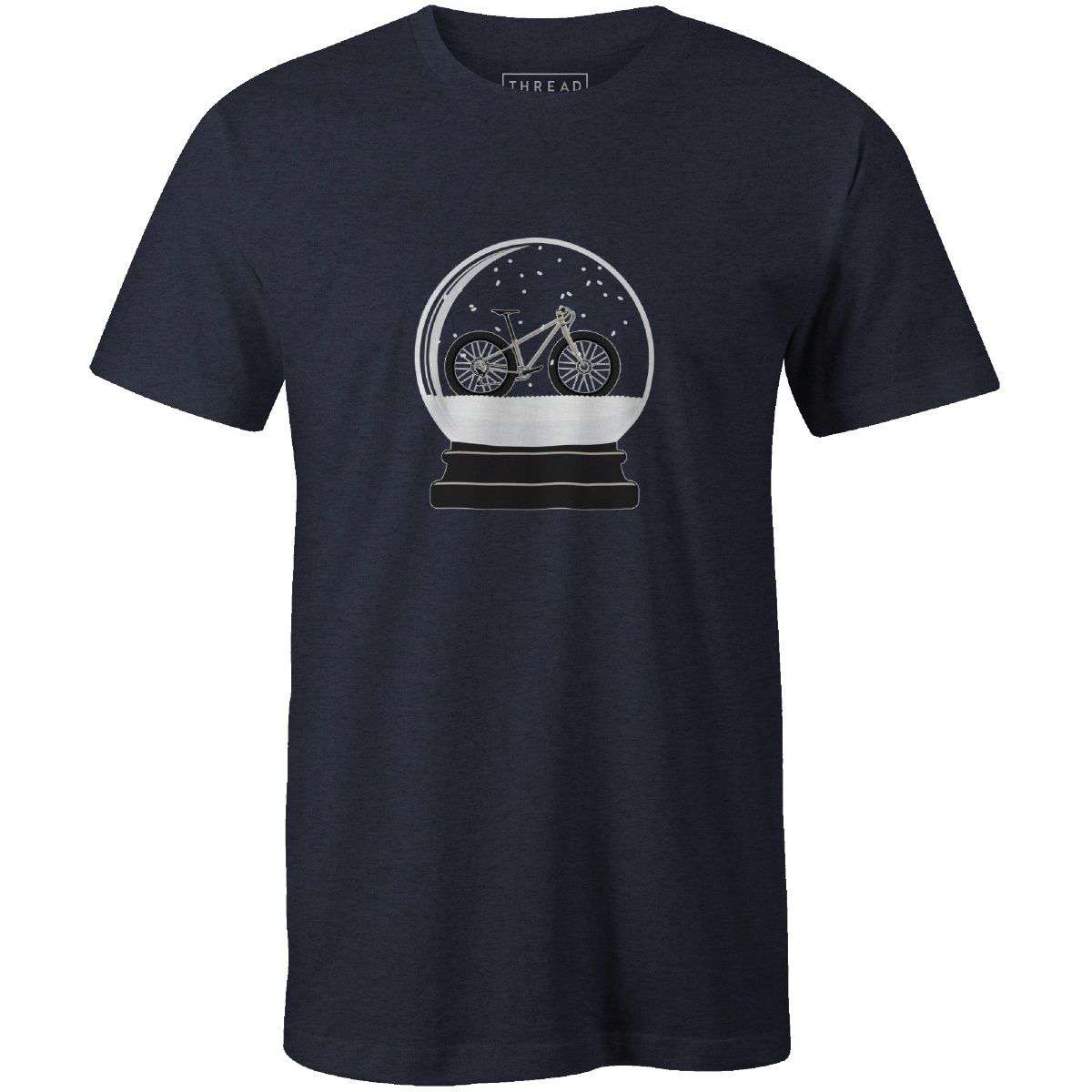 Snow Globe TeeThread+Spoke - THREAD+SPOKE | MTB APPAREL | ROAD BIKING T-SHIRTS | BICYCLE T SHIRTS |