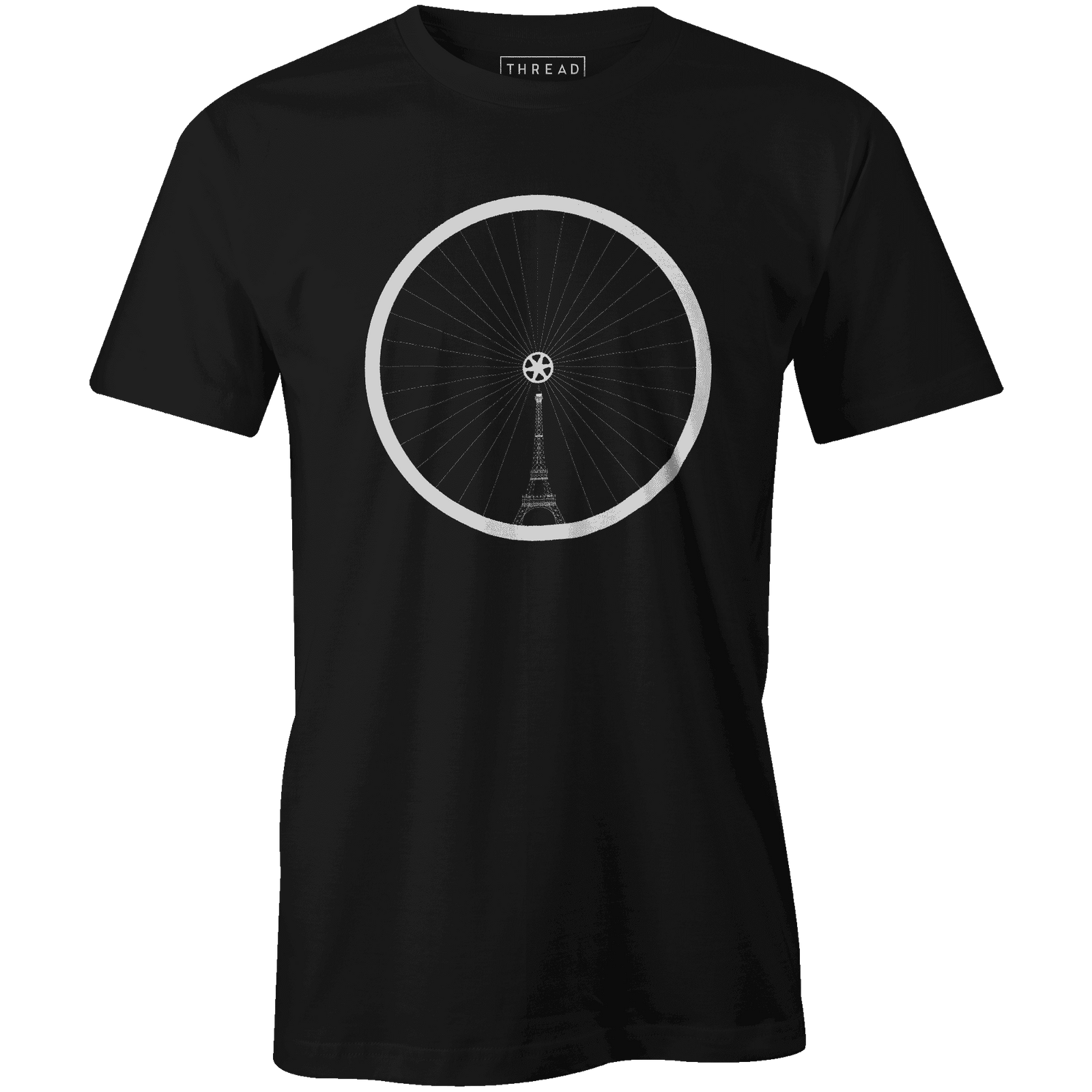 T+S Eiffel Tower WheelThread+Spoke - THREAD+SPOKE | MTB APPAREL | ROAD BIKING T-SHIRTS | BICYCLE T SHIRTS |